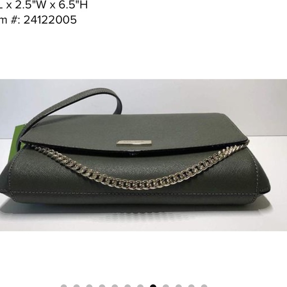 SOLD!!!! Kate spade olive green crossbody - Picture 3 of 4